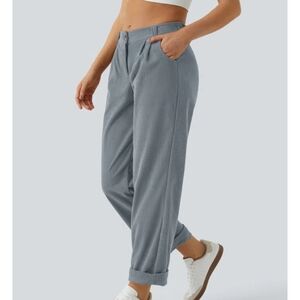 HALARA Women's Blue Relaxed Trousers